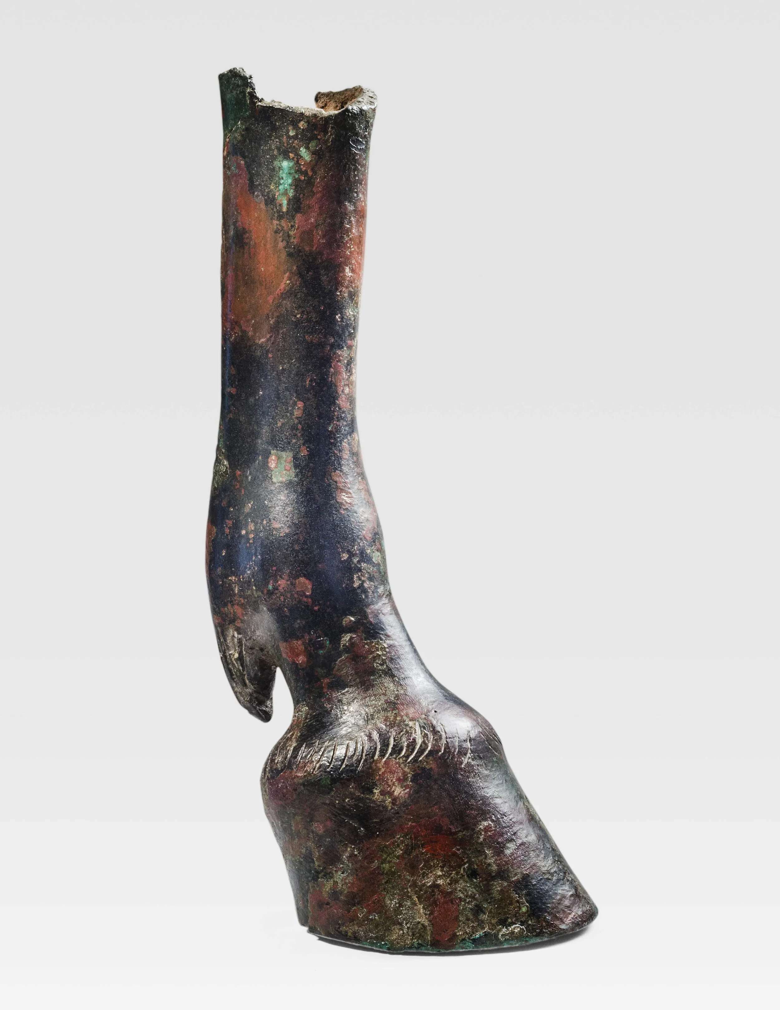 Ancient Greek Bronze Leg of a Horse