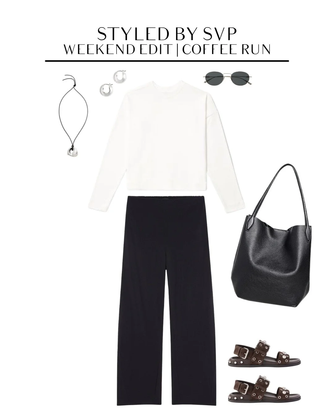 Weekend, styled three ways: an effortless coffee run, a polished shopping look, and a dinner ensemble with after-dark allure. Think of it as a wardrobe in chapters: casual, considered, and modern. Shop our styled weekend looks on ShopMY &amp; LTK, li