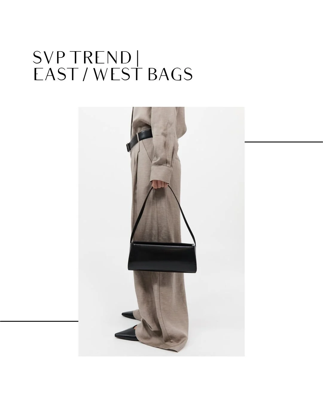 The east-west bag is having a moment. This elongated silhouette feels polished yet unexpected, making even the simplest outfit look instantly directional. We&rsquo;ve pulled standout options across price points&mdash;because the new it-bag isn&rsquo;