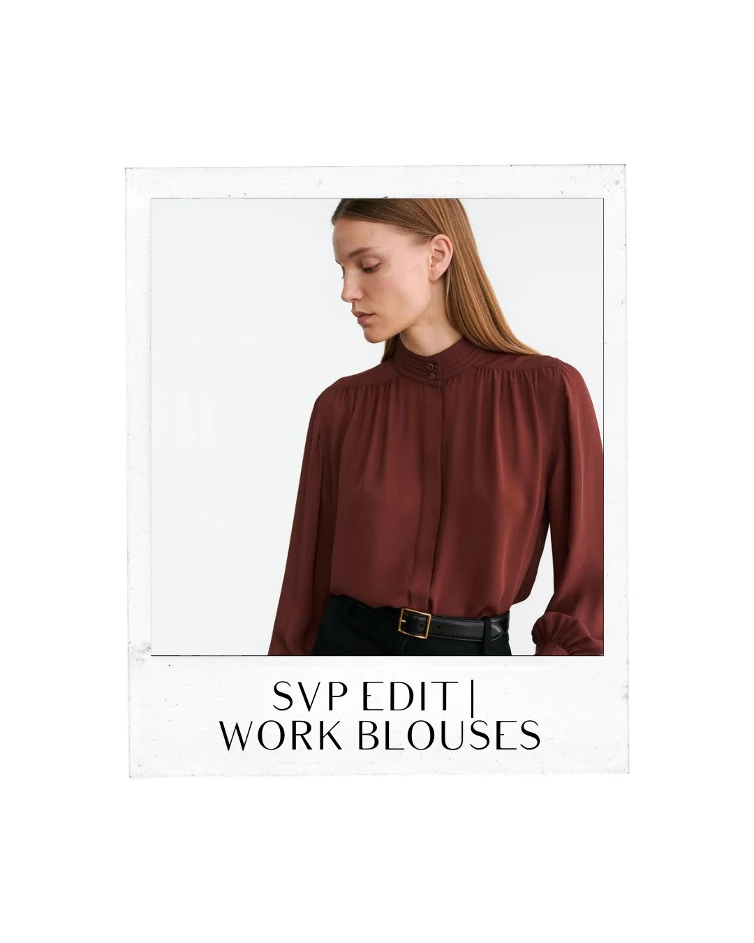 Comment &ldquo;blouses&rdquo; to receive the shopping link for these tops in your DMs. ⁠
⁠
These are the blouses that mean business. Polished enough to command the room, effortless enough to carry you from boardroom briefings to late-night deal dinne