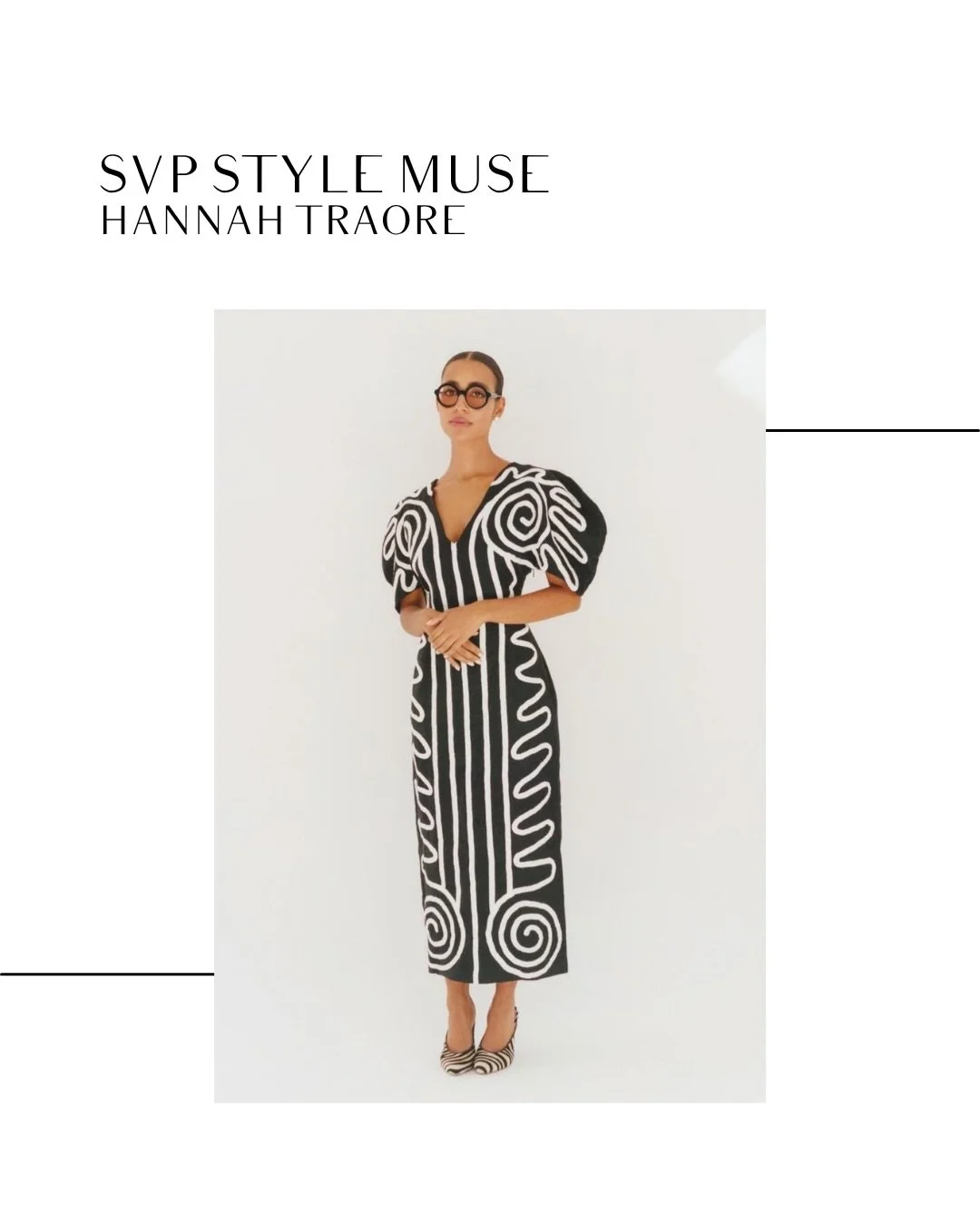 This week&rsquo;s style muse: @hannahtraore Her eye for art is unmatched &mdash; bold, thoughtful, and endlessly inspiring. That same creativity carries into her wardrobe through rich color, unexpected texture, and sculptural details that make every 