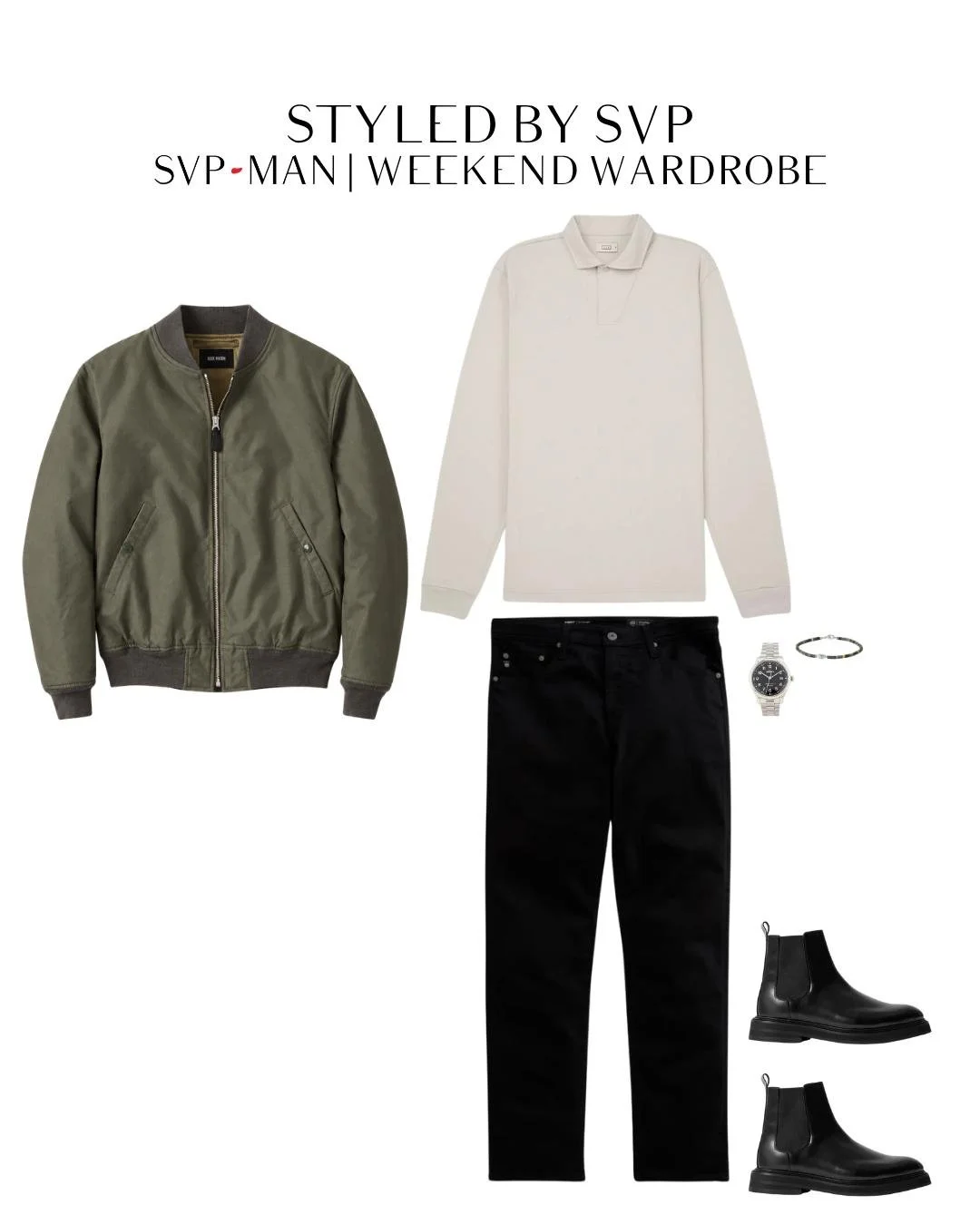 Comment &ldquo;man&rdquo; for shopping links to these looks. You can also shop the looks by heading to Style Vous Plait&rsquo;s ShopMy. The link is in bio. 
This week our SVP Man has a fun weekend itinerary - dinner with friends &amp; a Sunday spent 