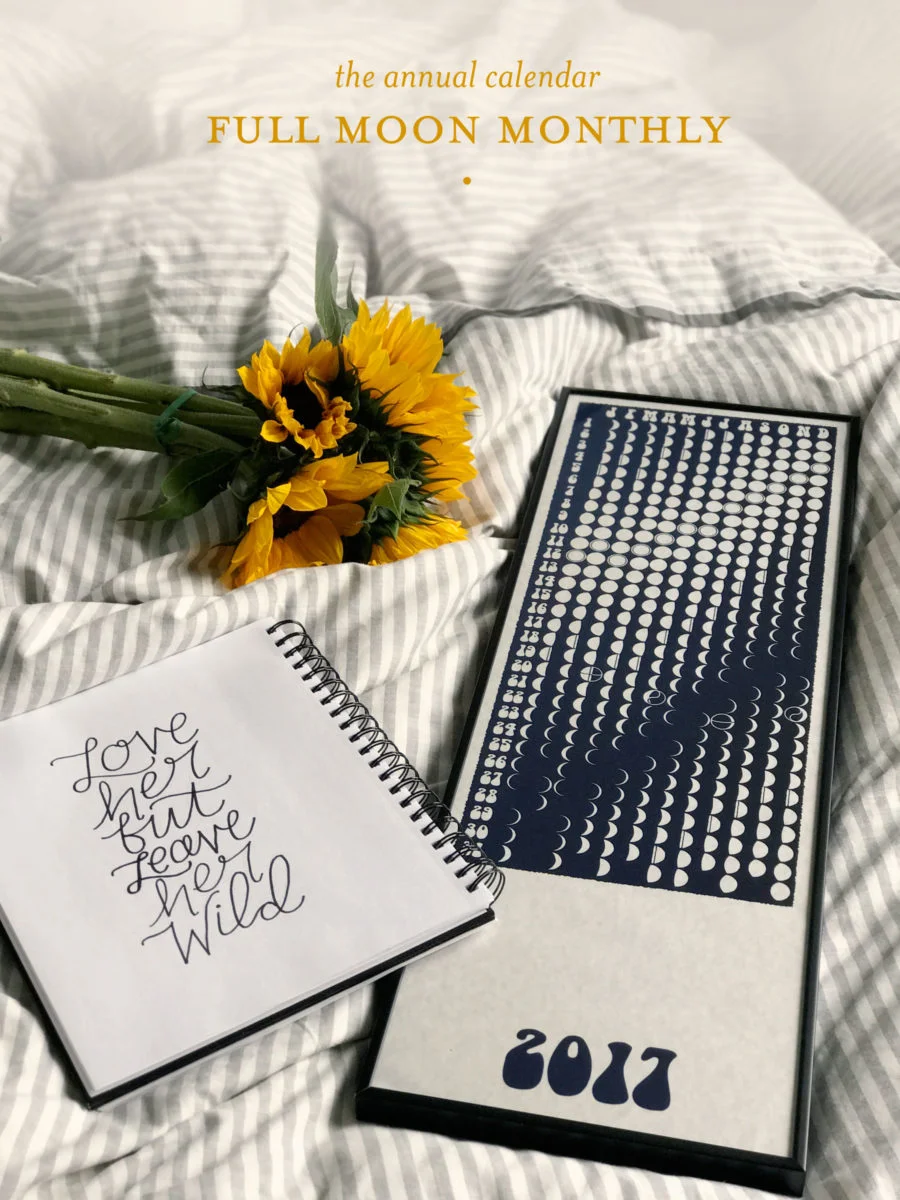 Full Moon Monthly | Yearly Calendar Series