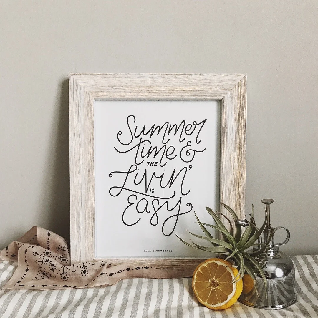 Design Quarterly: Summer 2017 New Handlettered Artwork