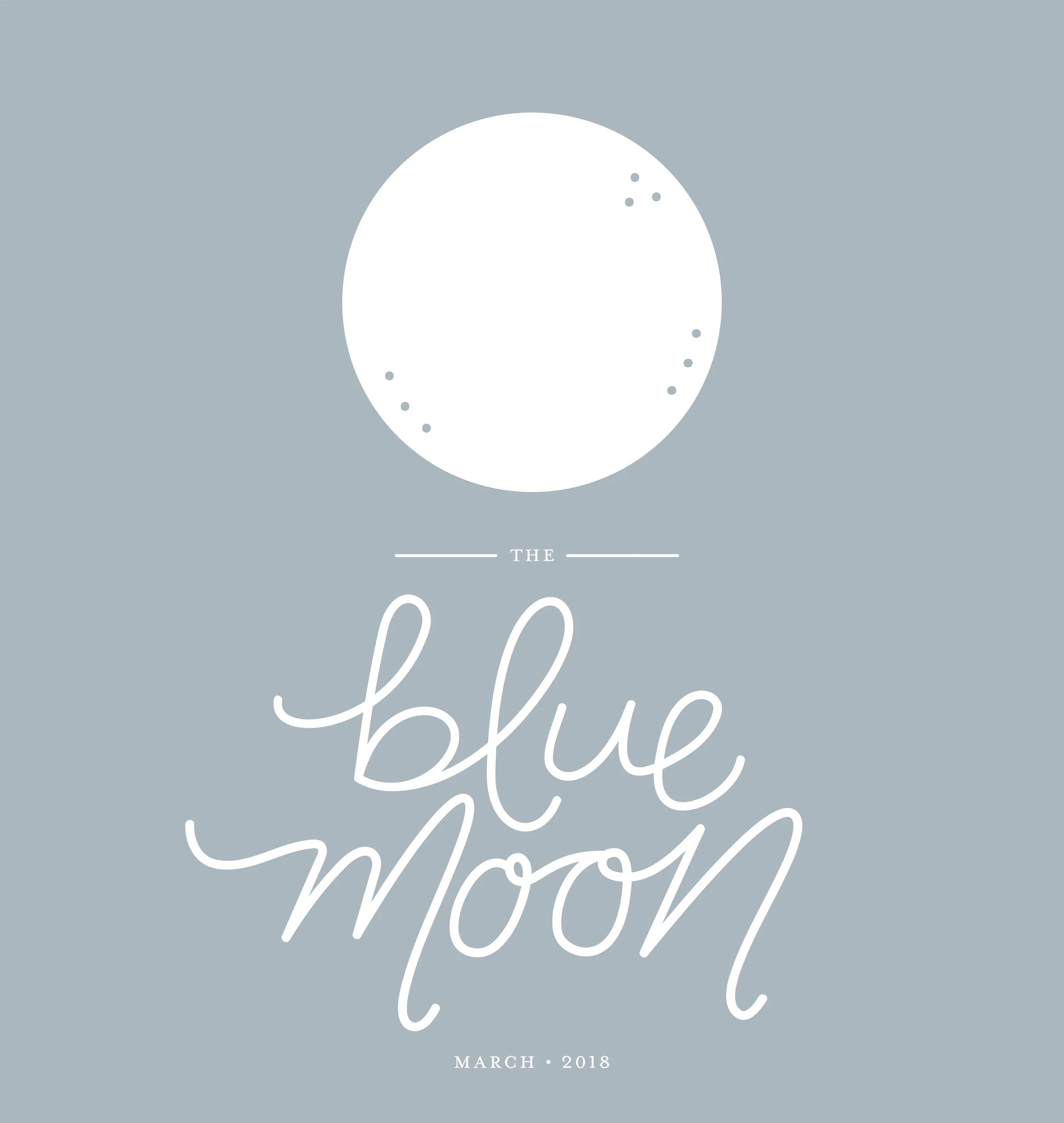 March Blue Moon