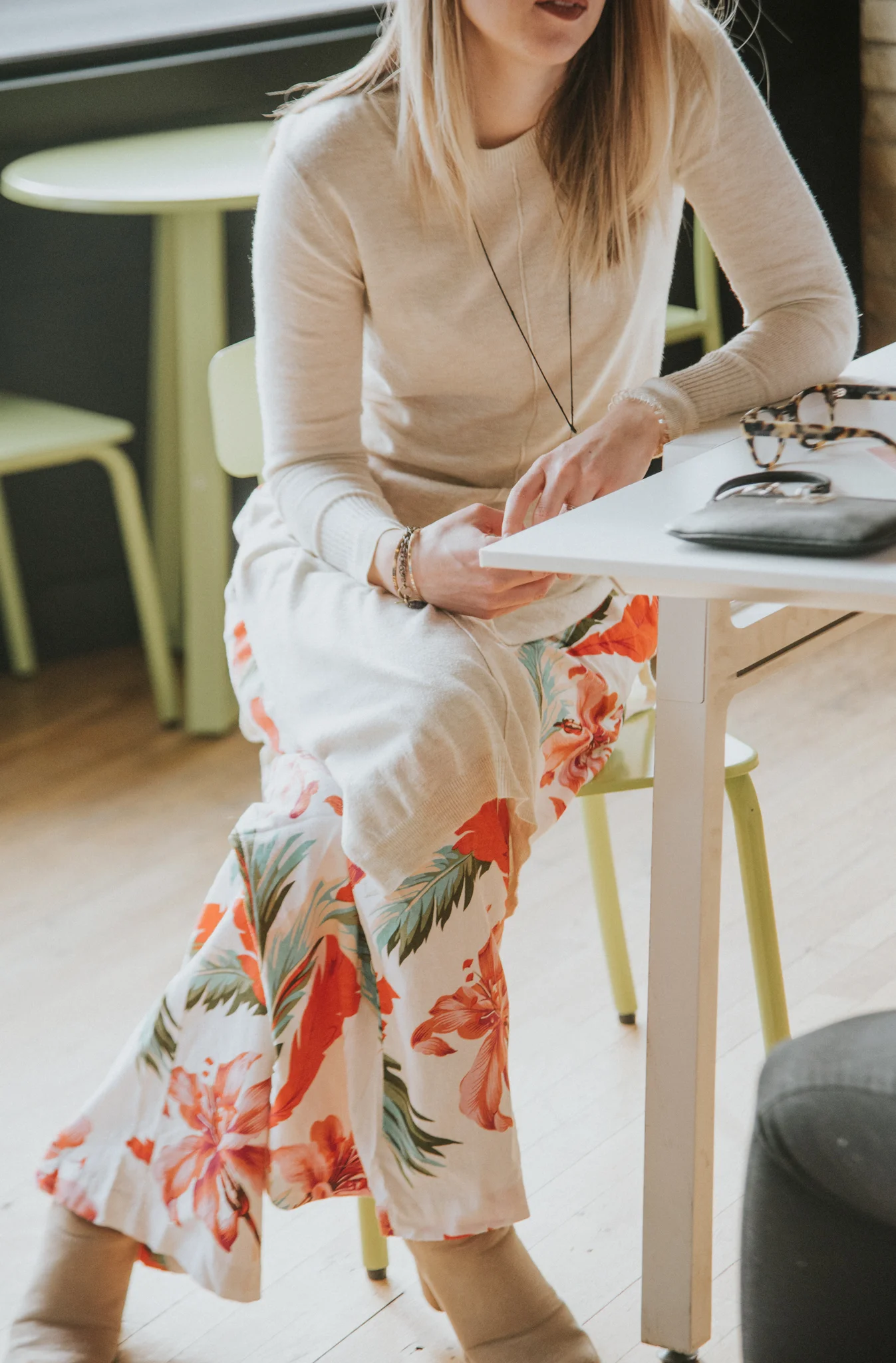 Inspired by: Floral patterned pants