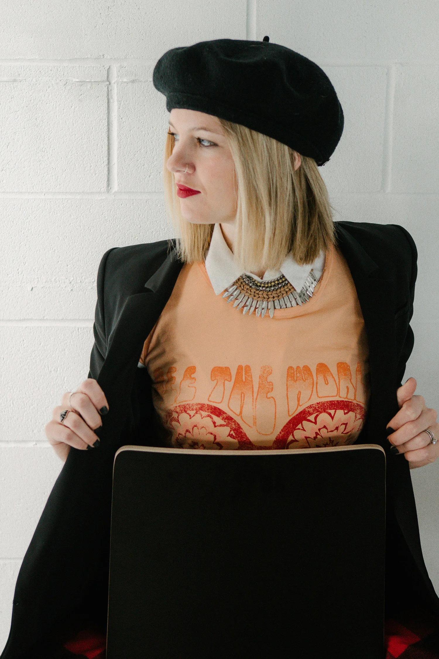 Winter Capsule 2018: Dazey LA graphic tee, slow fashion | Brave Girl blog | photo by The Lipstick Lens