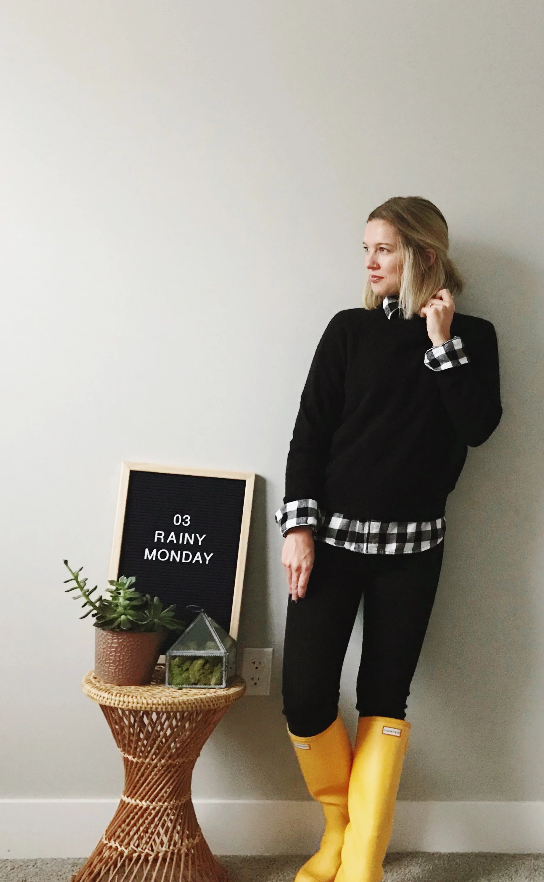 Winter 10x10: Day 3 Rainy Monday | The first 3 days of outfits | Emily Bode blog