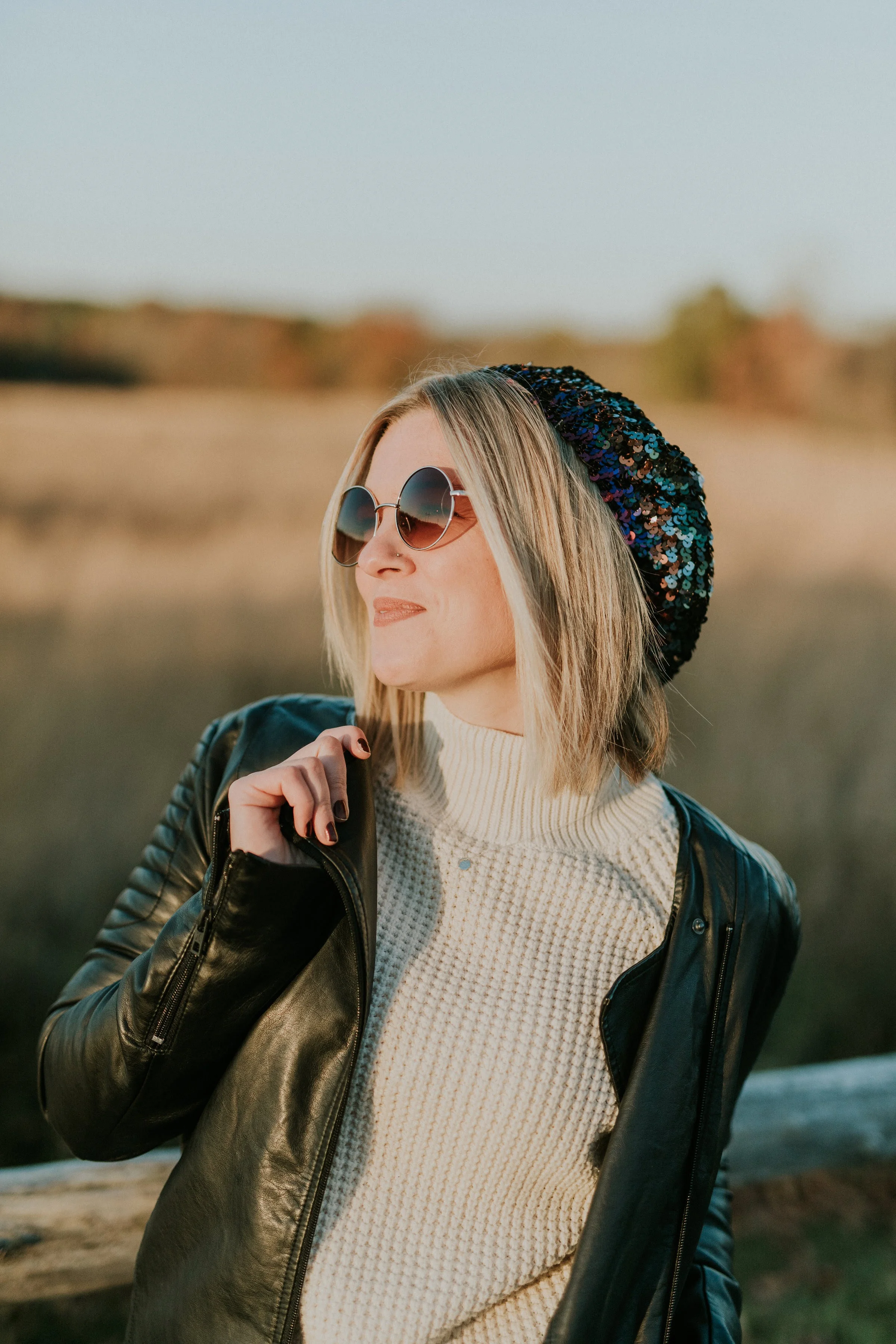 Joon+Co Style: Buffalo check pants and moon-inspired necklace | Winter Capsule Wardrobe | Brave Girl blog