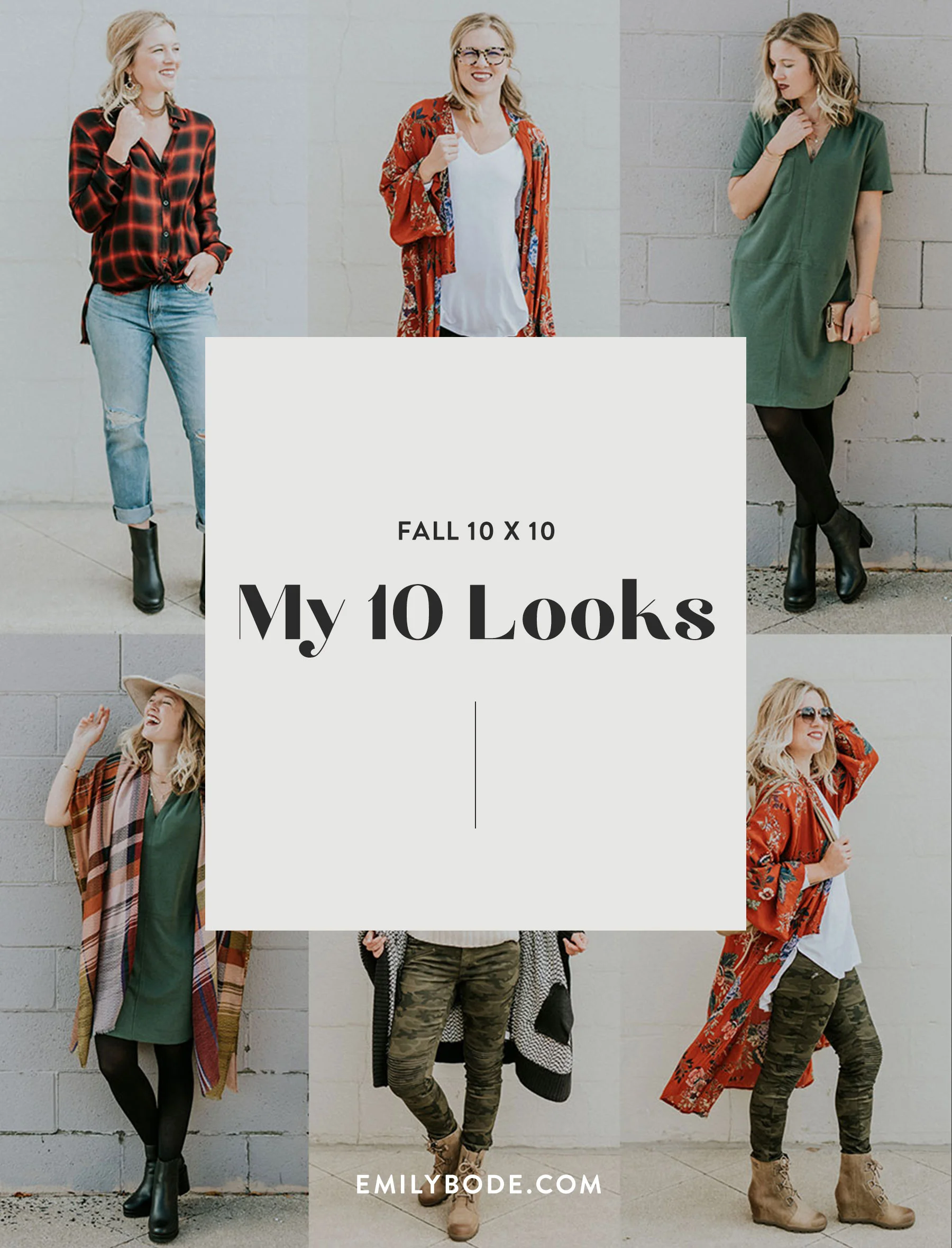 Fall 10x10 Challenge | Emily Bode