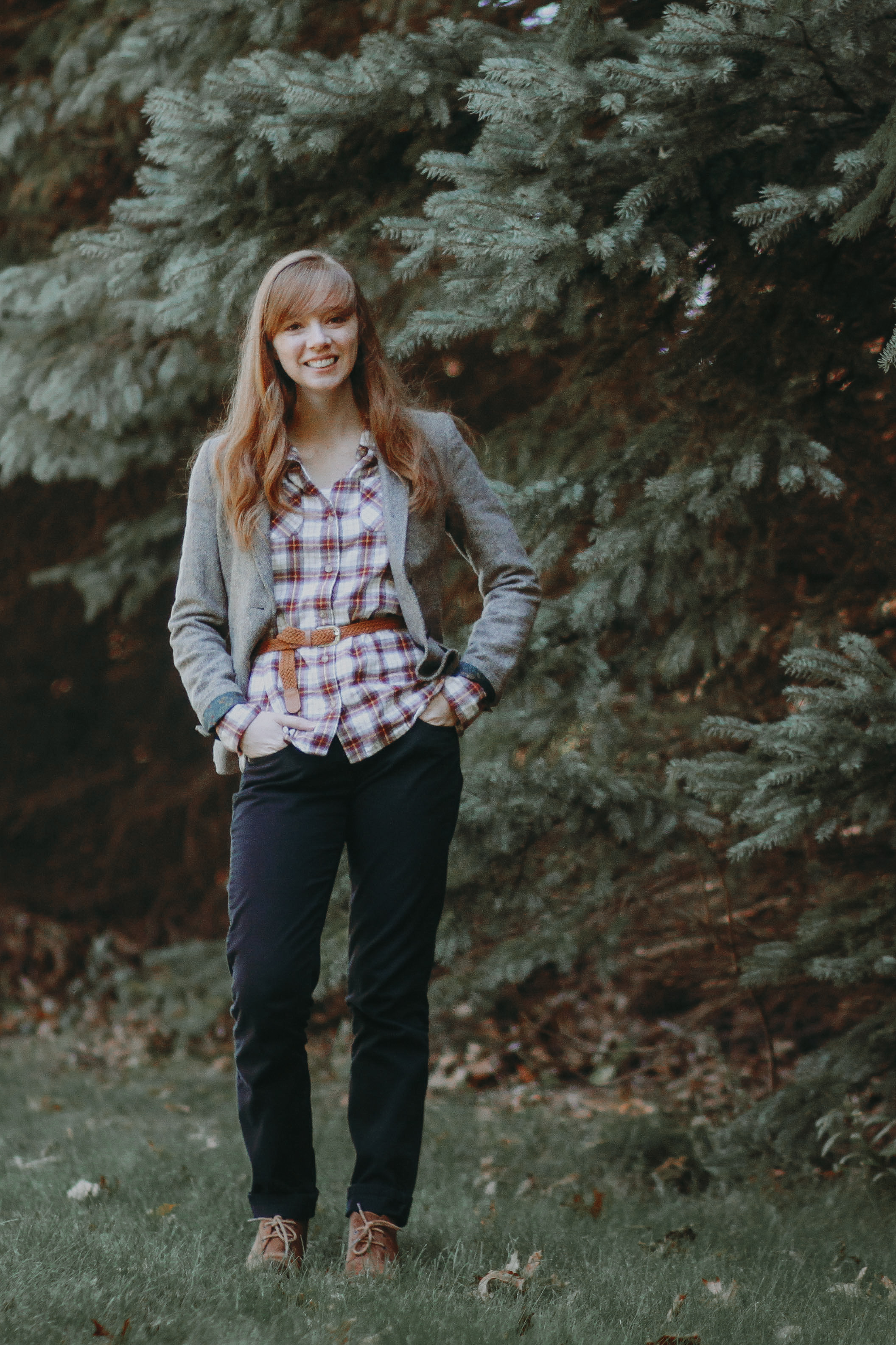 3 quick ways to layer flannel | Guest post by Lauren Pinner | emilybode.com