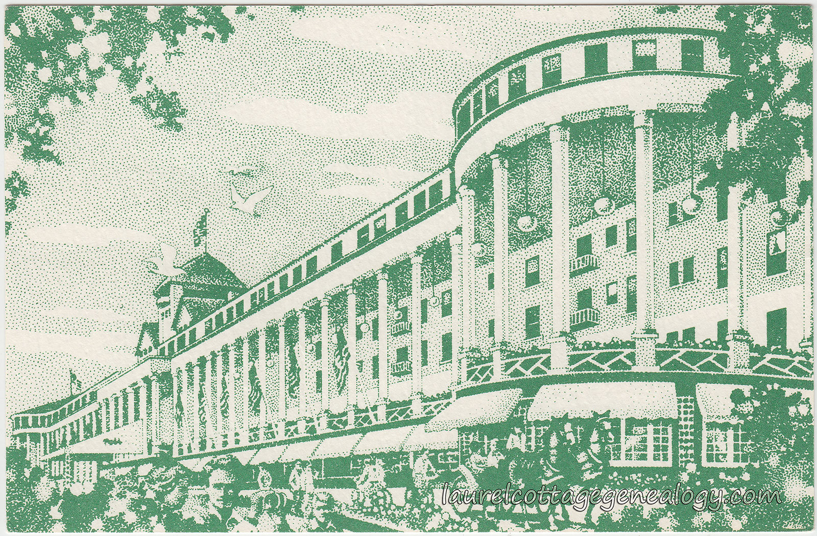 Postcard by Laurel Cottage Genealogy