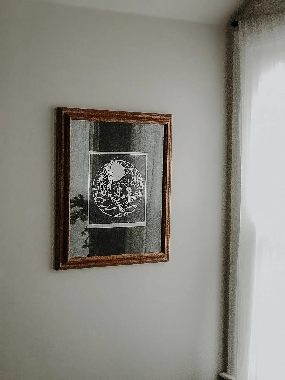 3 easy ways to honor the Winter Solstice | Emily Bode blog | Wood block print by Becca Watz of Soul Sister Studio