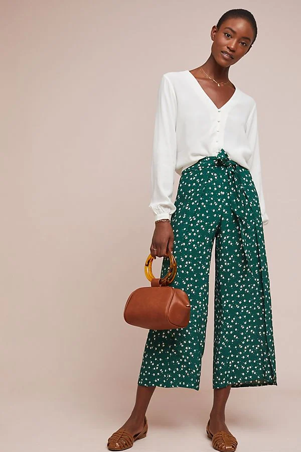 Anthropologie Spring Collection. Love the soft feminine pattern &amp; length.