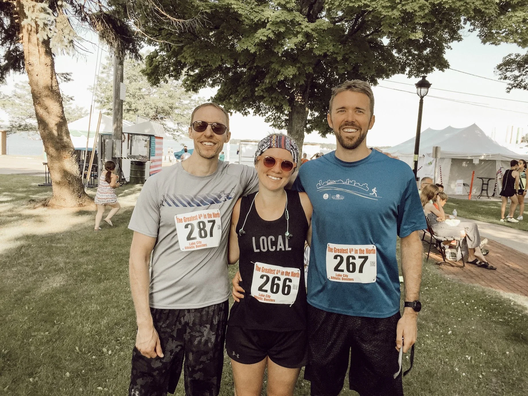 Greatest Fourth in the North 5K race, an almost annual tradition for the Bode's!