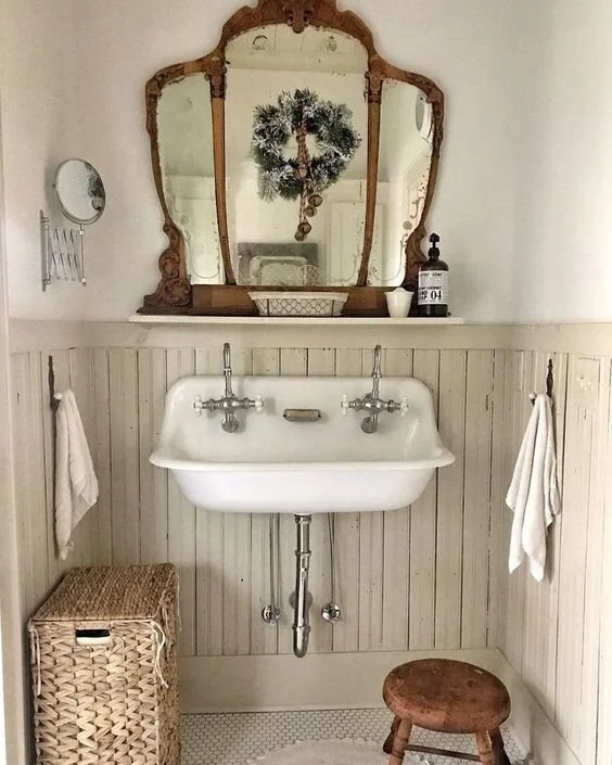 Moon Lodge Bathroom Remodel, Phase 1  | Emily Bode | Image via Pinterest