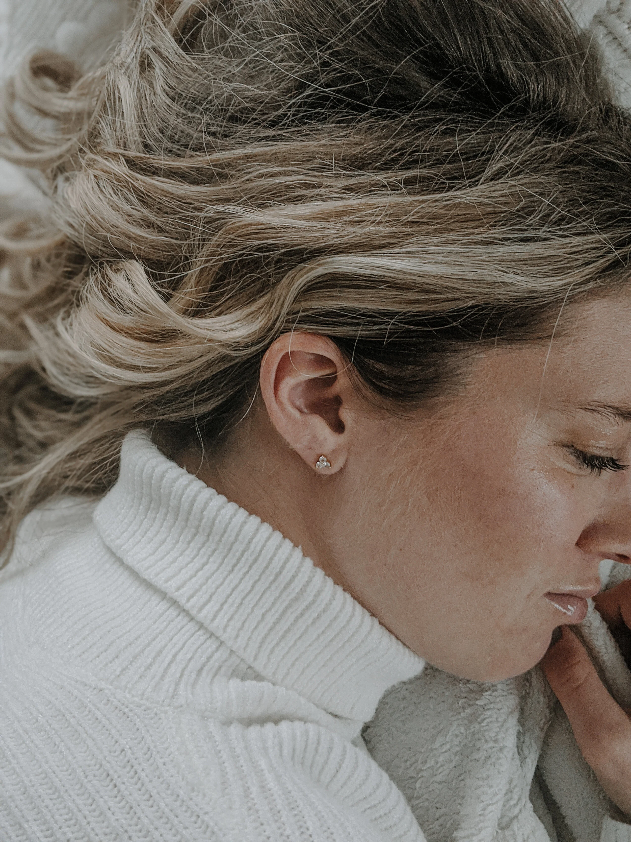 A Granddaughter's Memory | Mejuri Lotus Studs | Emily Bode blog