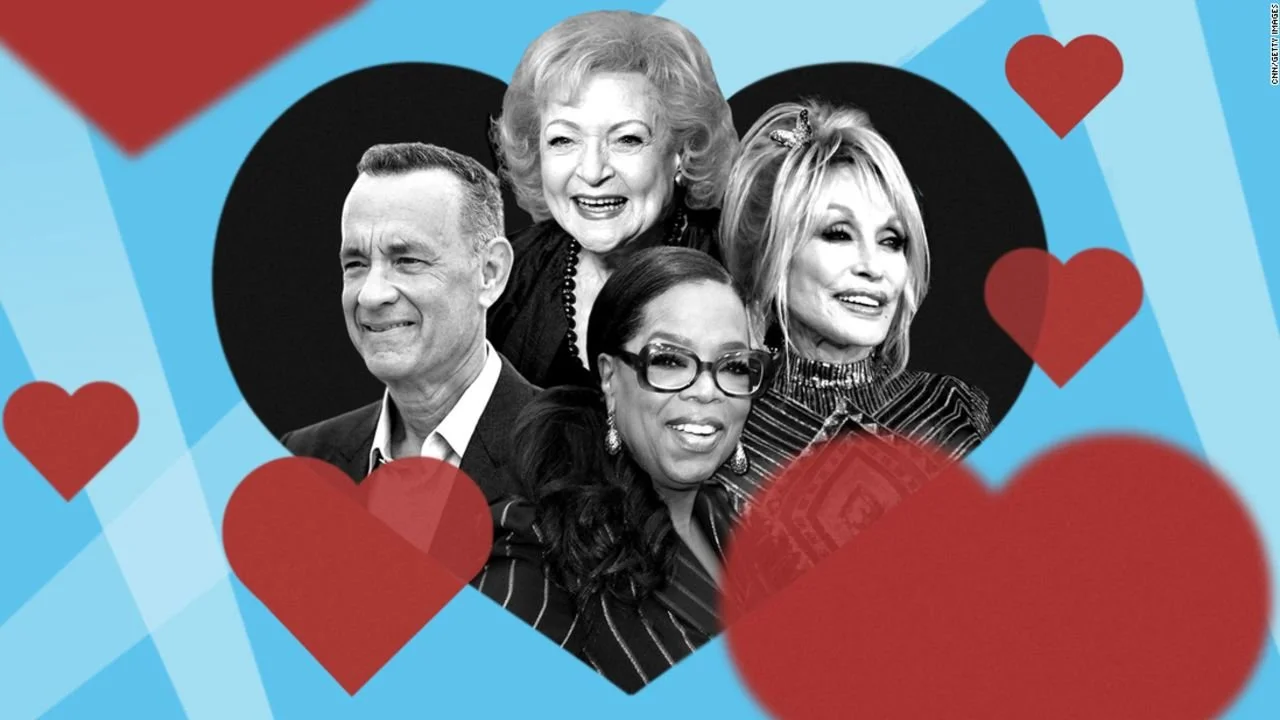 How stars like Dolly Parton and Tom Hanks became American sweethearts