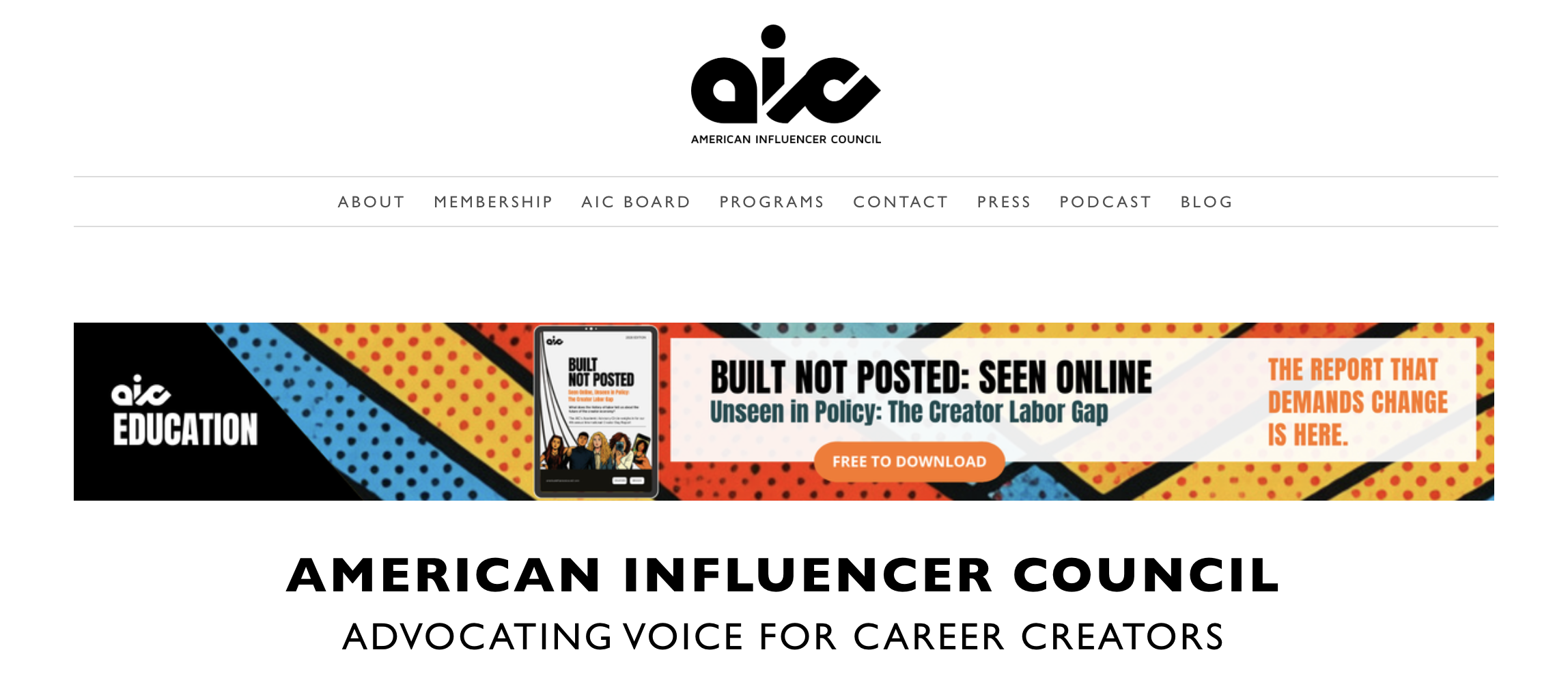 American Influencer Council Launches the Academic Advisory Circle, Establishing First Scholarly Network Dedicated to the U.S. Creator Economy