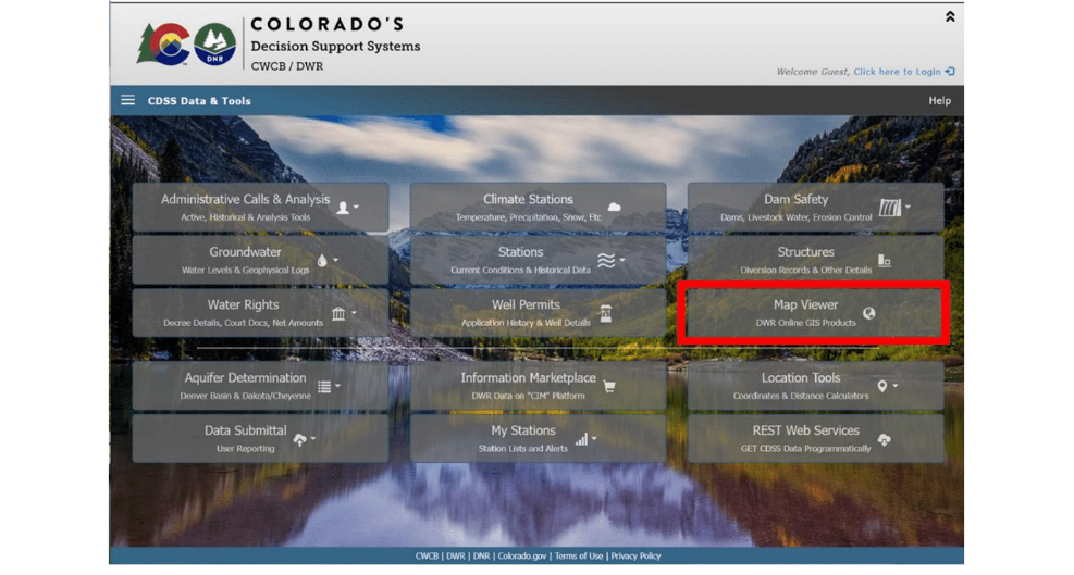 Map Viewer Tutorial: How to Research Water Rights Using the Map Viewer