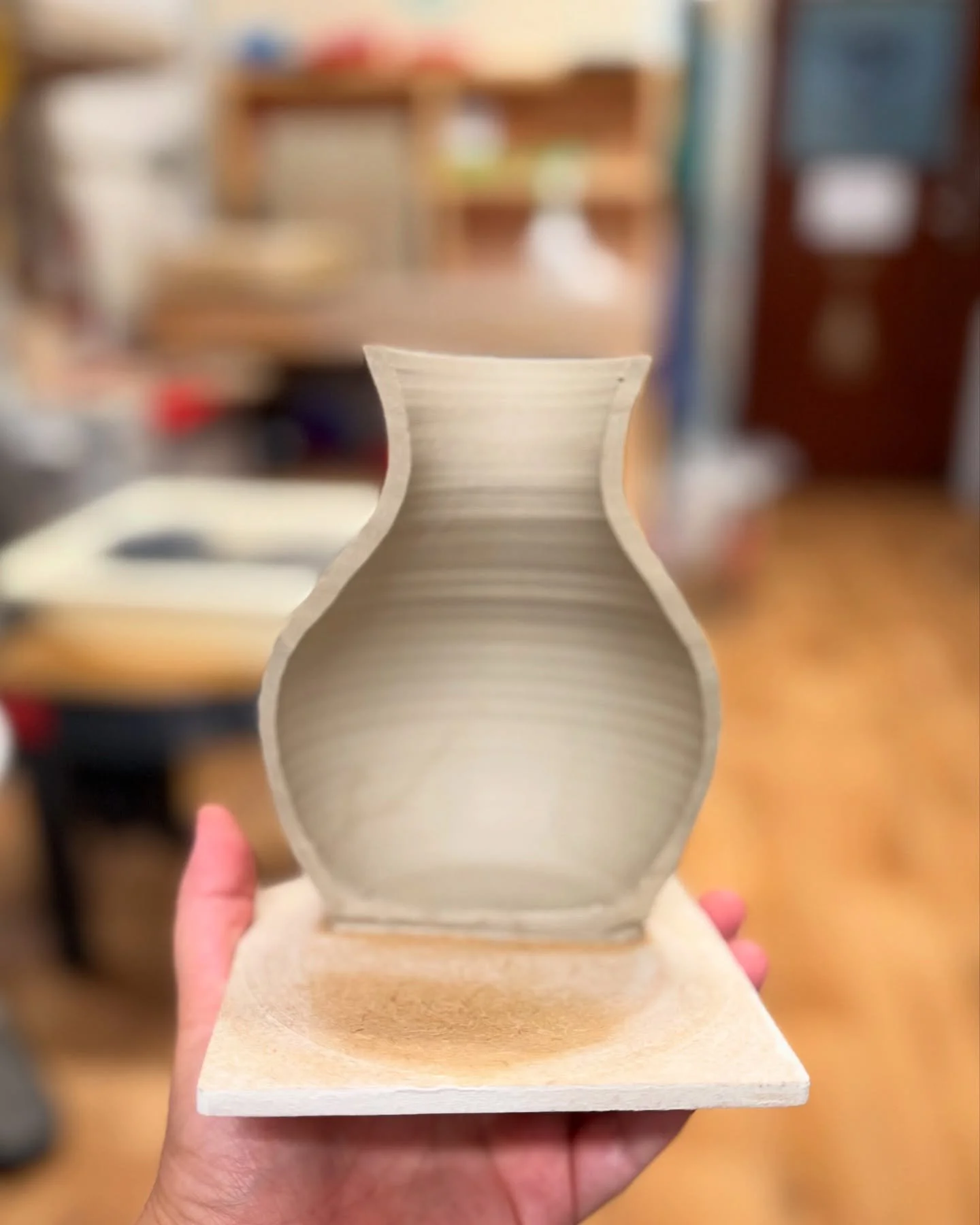 Today I have mostly been cutting thrown pottery in half. I&rsquo;ll reveal why soon!