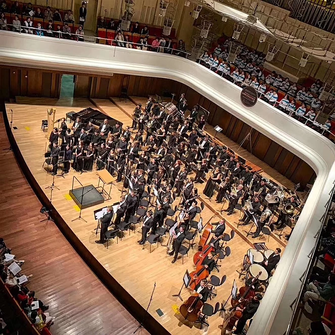  UW Wind Ensemble Side by Side with the Xi’an Conservatory Wind Ensemble in Xi’an, China 