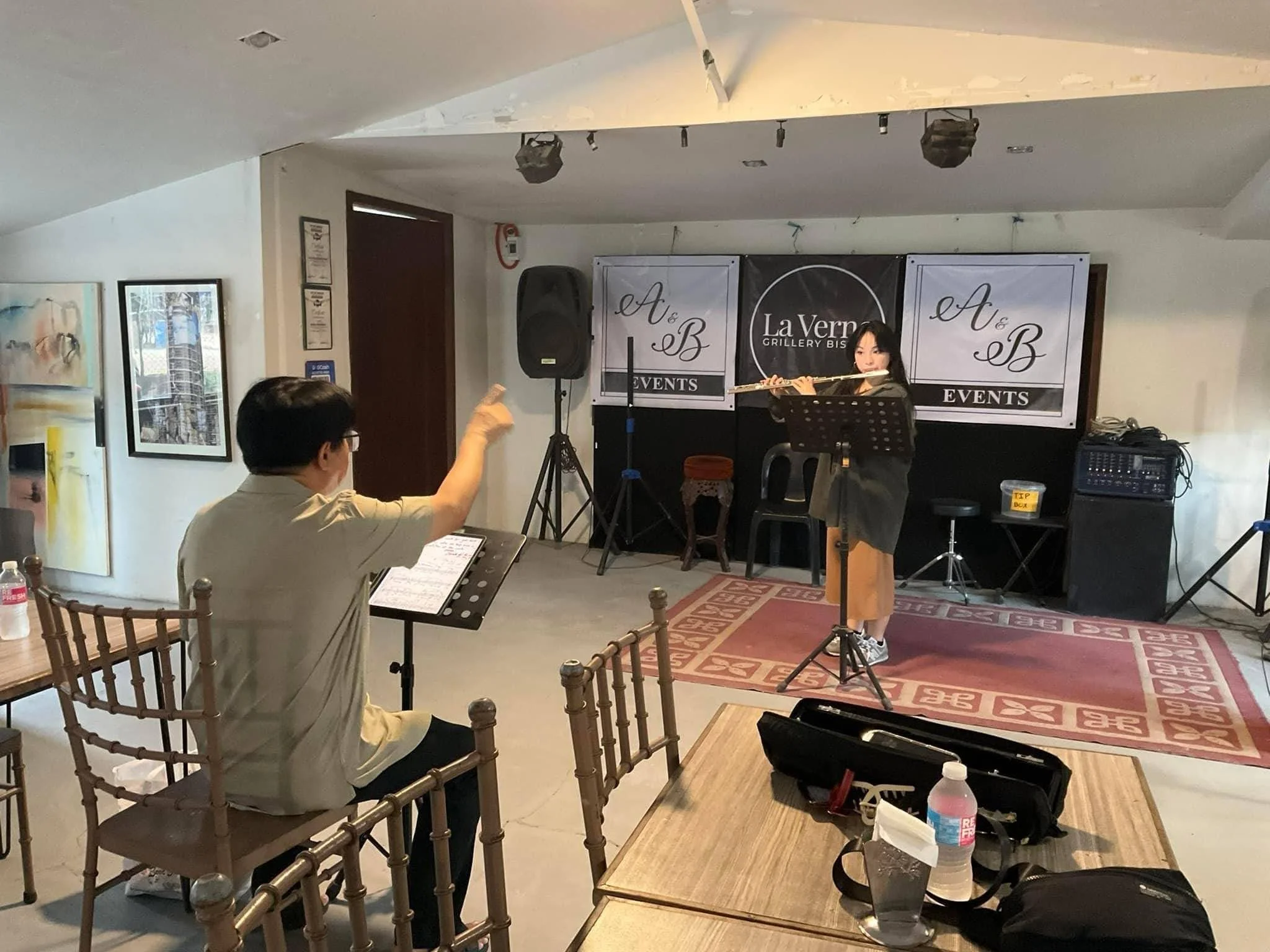 Working with composer Conrado Del Rosario