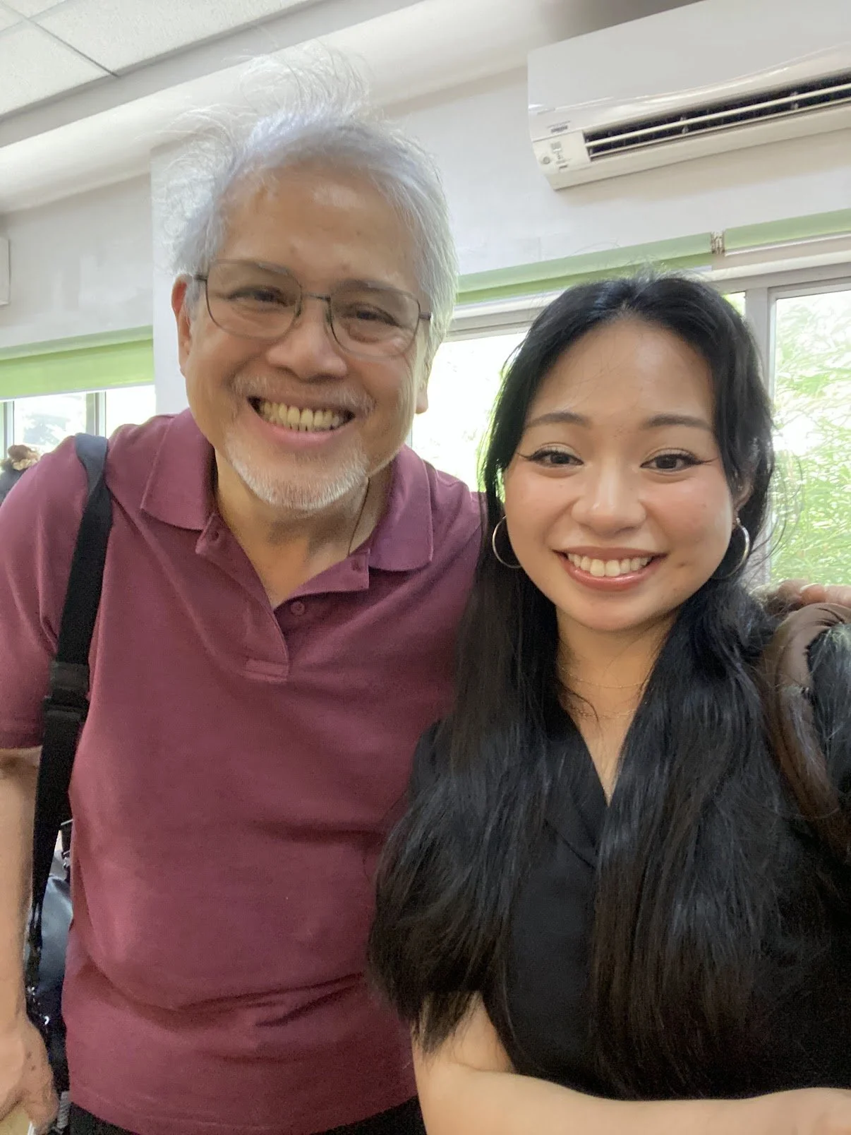 With composer Chino Toledo