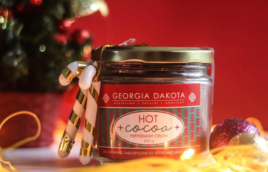 Promotion for Georgia Dakota cocoa