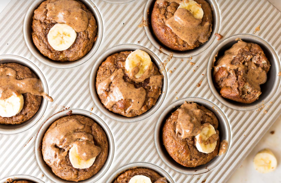 Banana Bread Protein Muffins