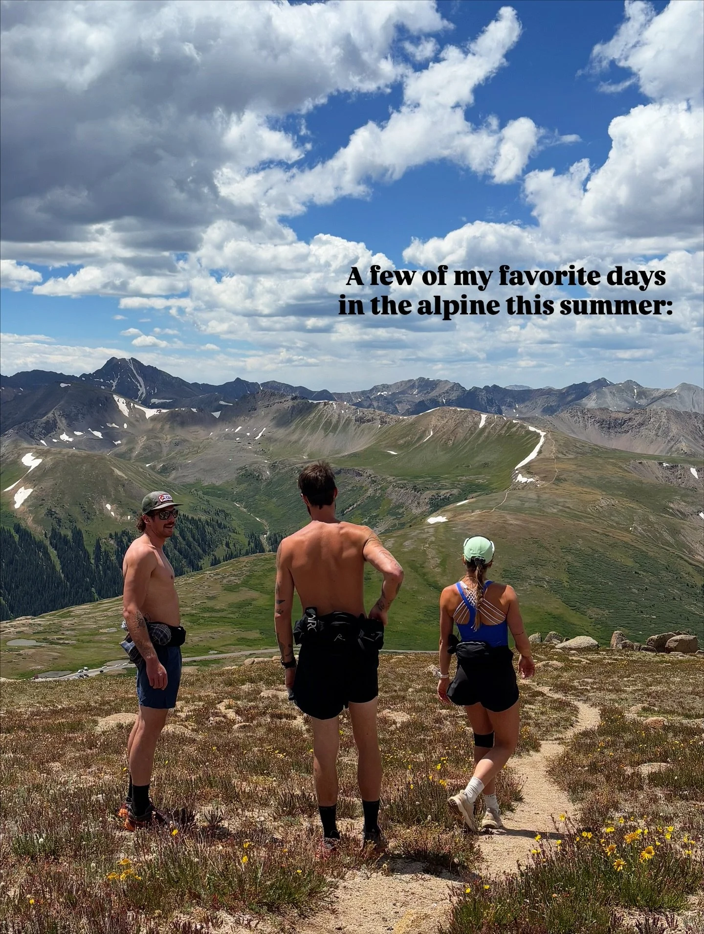 Even though my knee said &ldquo;f*ck your goals&rdquo; this summer, I couldn&rsquo;t be more grateful for all the things I DID get to do. 

Thank you to everyone that I got to share a view, a summit sit, or a snack with this year. Alpine season never