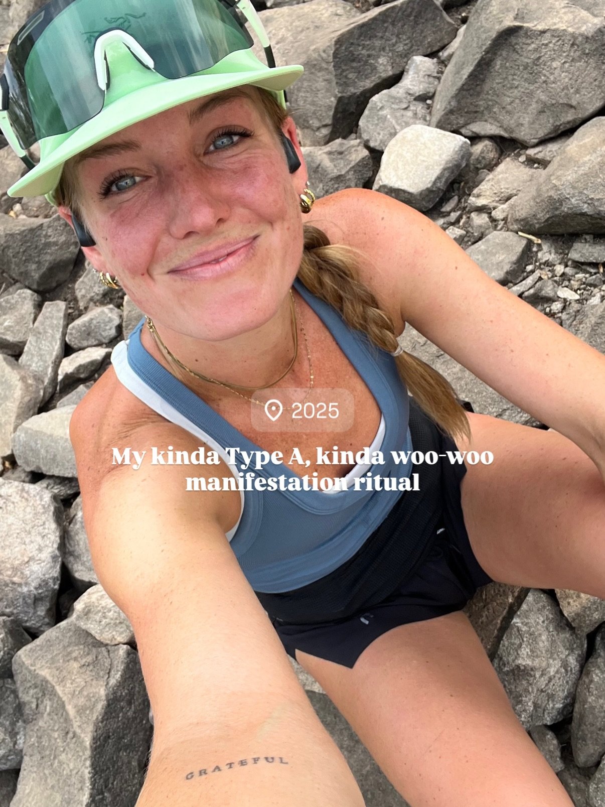 My friends ask for this ritual every year so I figured I&rsquo;d give it a home on the feed. 

Biggest 2026 goal? Drink more water, I&rsquo;m a certified raisin 

#manifestation #newyearsresolution #mountains #trailrunning #journaling