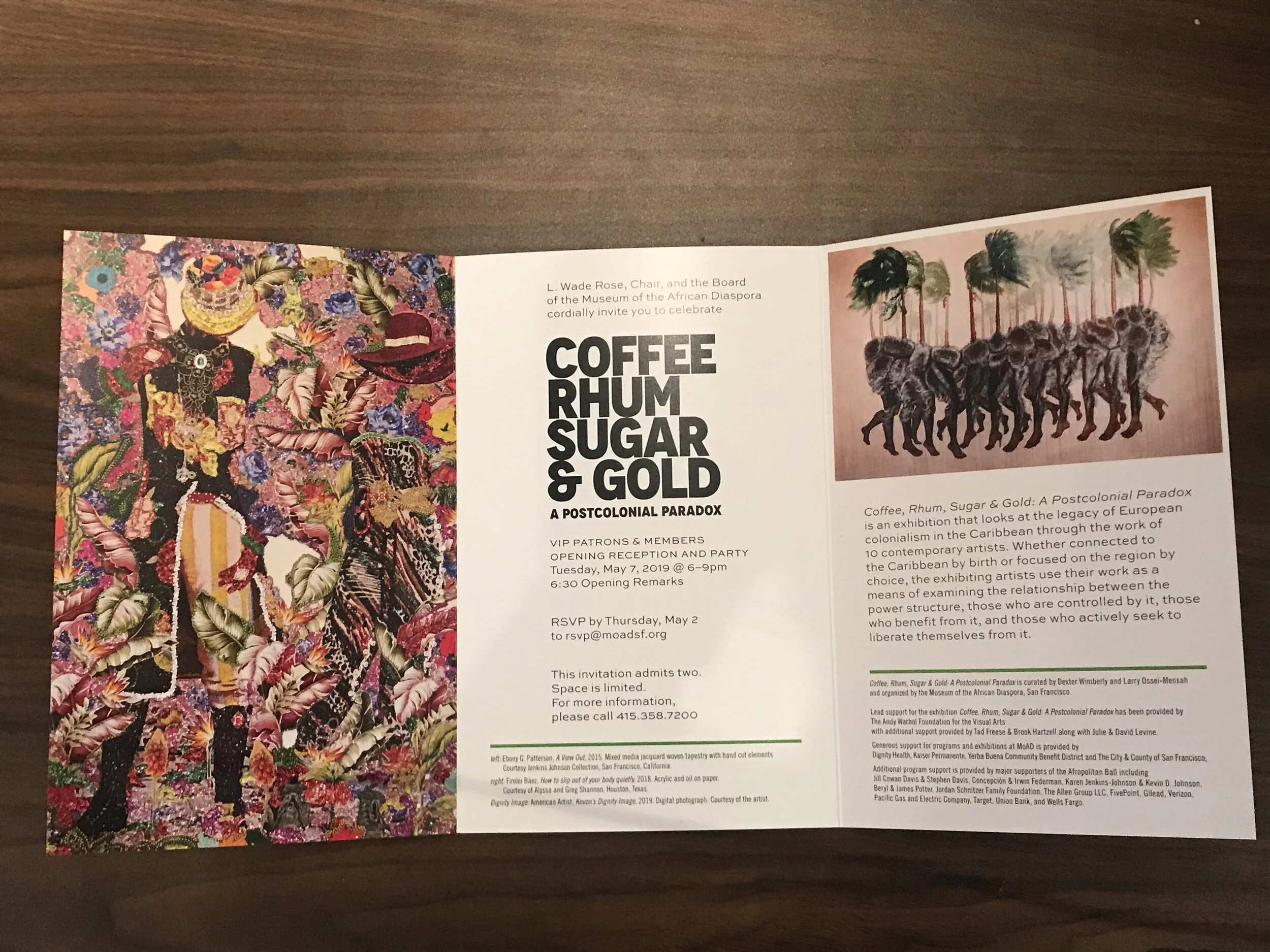  Invitation to the Opening Reception, interior flat 