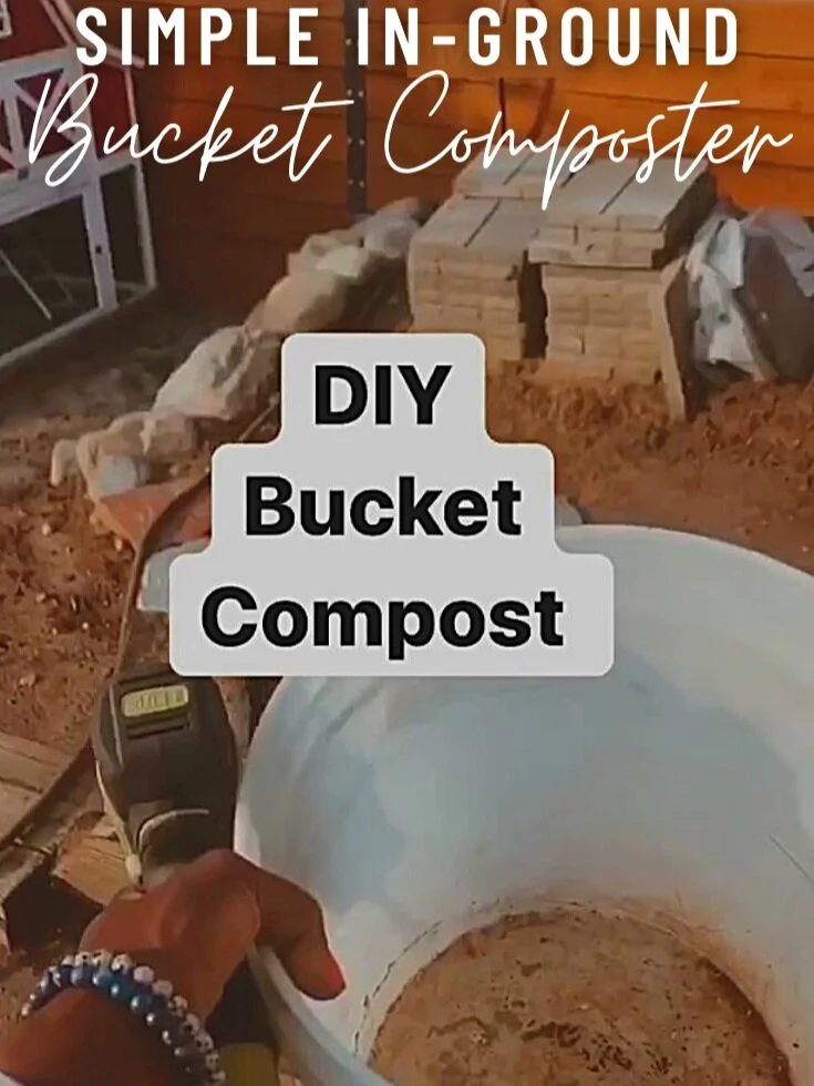 Simple In-Ground Bucket Composter