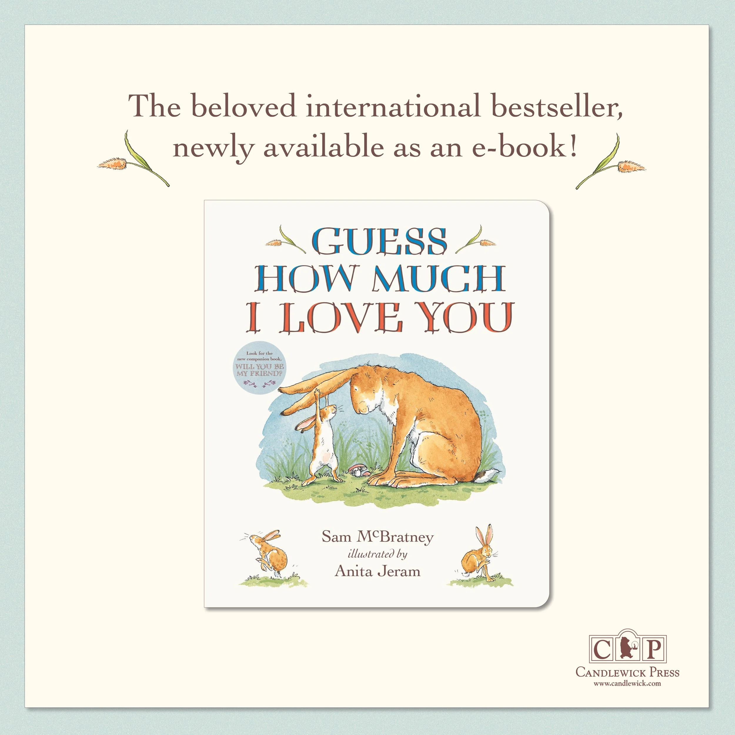 Social media frame for Guess How Much I Love You by Sam McBratney!