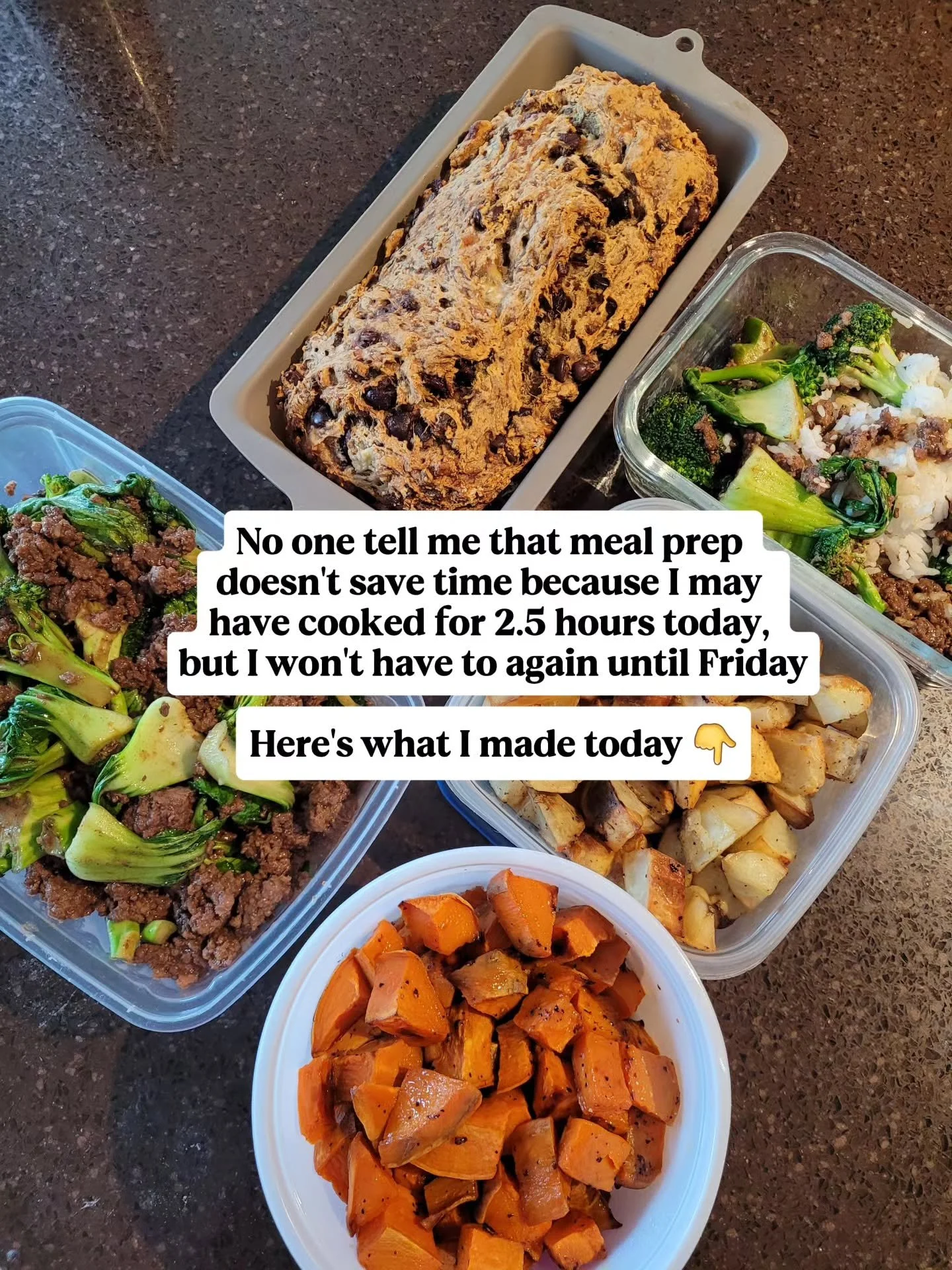 Outside of the time, it's the not having to think about what to make that's the ultimate win IMO. 

It's such a gift to be able to feed ourselves in this way 👏

Here's what's on the meal-prep menu for this week! 👇💥

&bull; Beef &amp; Broccoli with