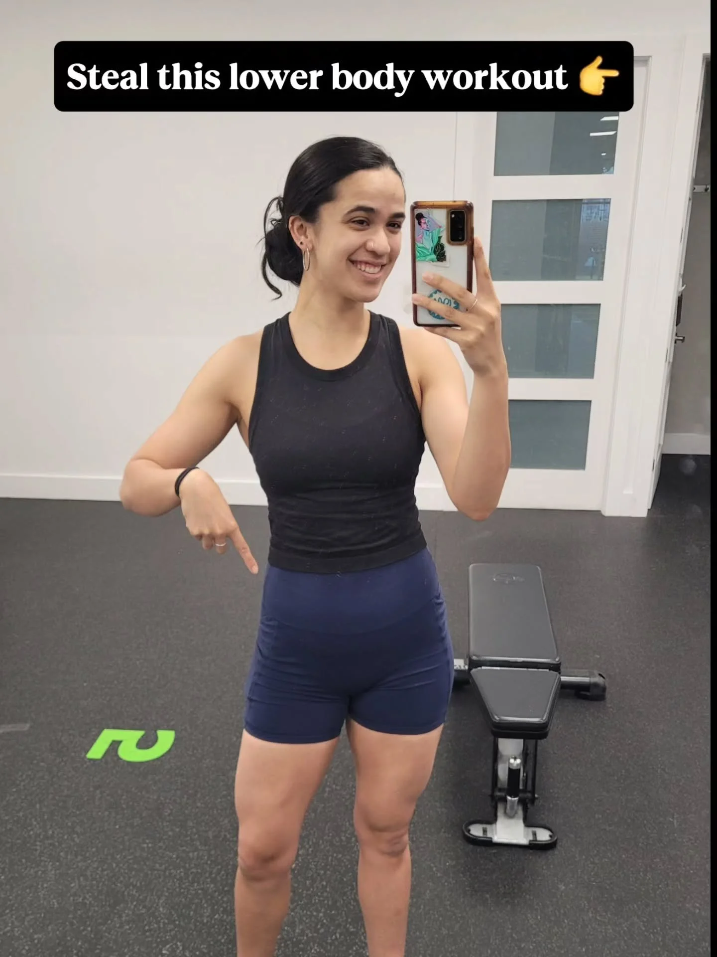 Not sure how to structure a leg day? 
It doesn't have to be long or complicated!

Like &amp; save to give this straightforward workout a try 🔥 Bring intensity to it, it's harder than you think 😉 

1) Goblet squat 
2) Single leg deadlift 
3) Weighte