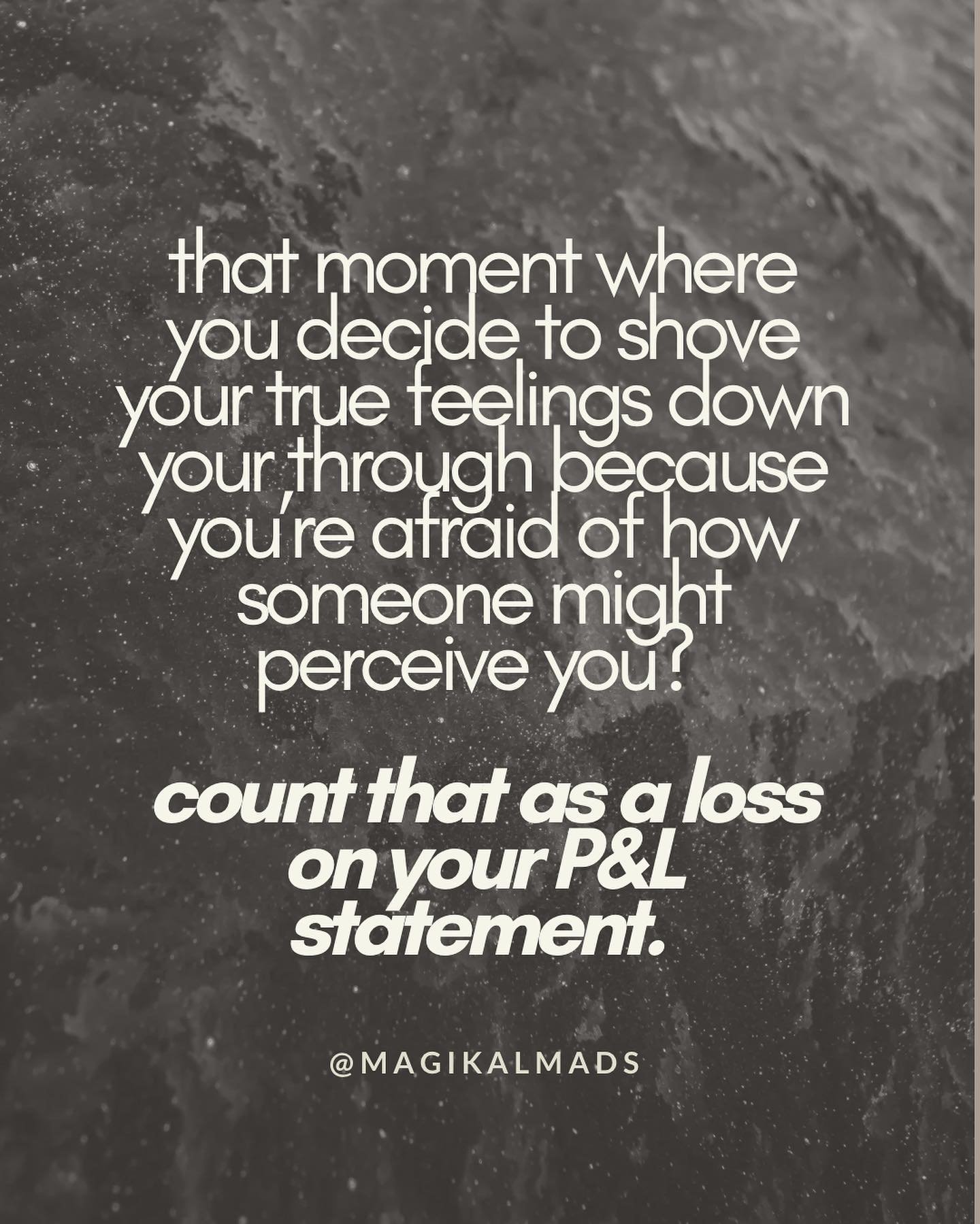 learn to live in integrity and hold yourself accountable. 

your ability to hold yourself accountable to your own standards and clean up the leaky energy, especially in your business/client relationships, is your ability to scale a $5M international 