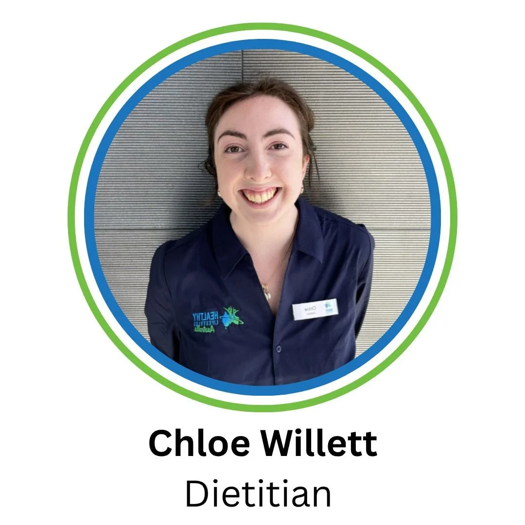 Meet Chloe&ndash; Accredited Practising Dietitian
📍Servicing the Ipswich, Somerset and Lockyer Valley regions

Chloe graduated with Honours in Nutrition and Dietetics from Queensland University of Technology (QUT). Her research focused on the impact