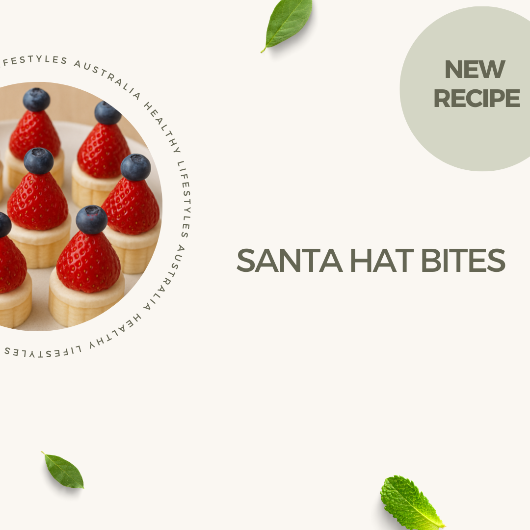 Santa Hat Fruit Bites