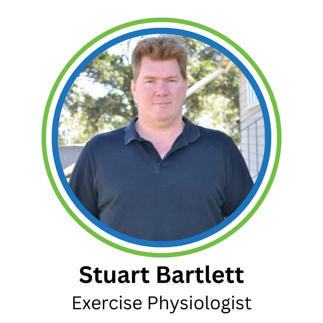 Meet Stuart&ndash; Accredited Practising Exercise Physiologist
📍Servicing the South Brisbane, Ipswich, Lockyer Valley and Brisbane Valley regions.

Stuart holds a Master's Degree in Clinical Exercise Physiology and an Honours Degree in Human Movemen