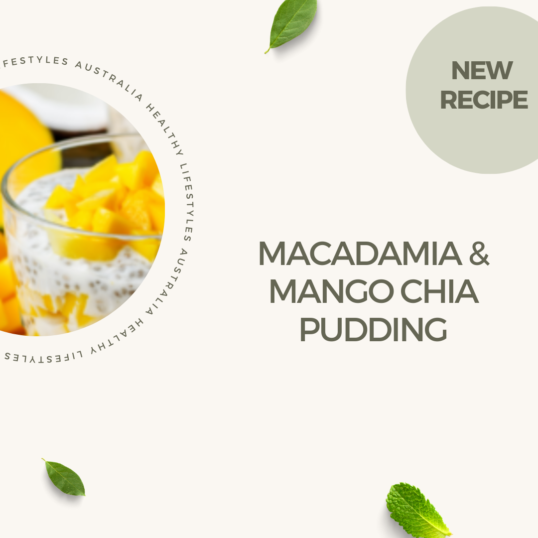 Macadamia and Mango Chia Pudding