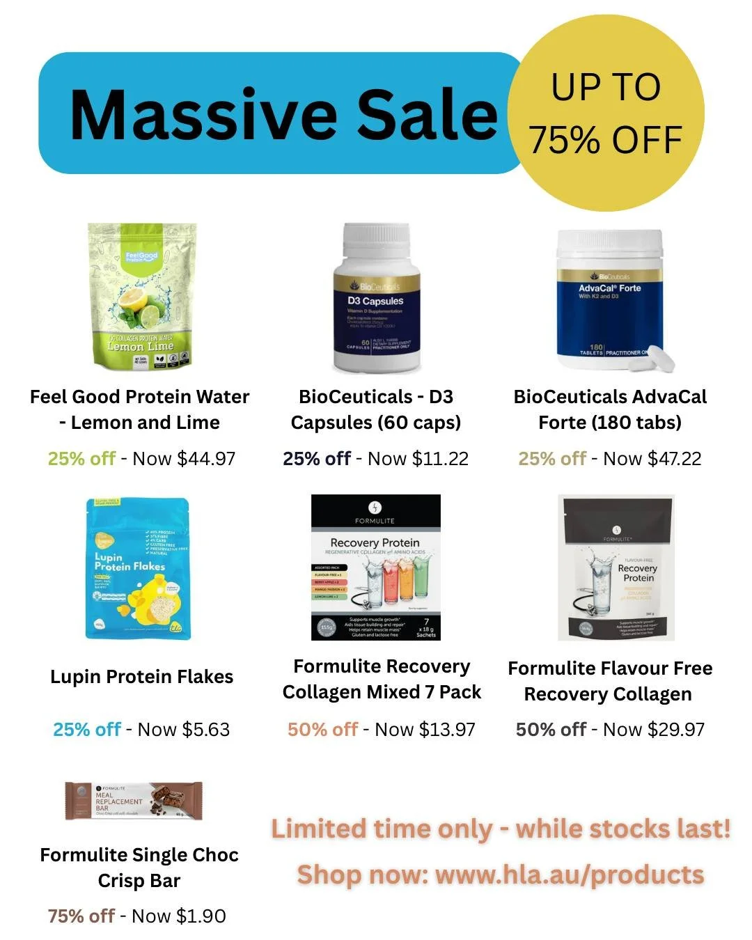 SALE ALERT!

Been eyeing our products and thinking of purchasing or stocking up? Now's the time! Get up to 75% off selected products - for a limited time only and while stocks last.

Shop now in comments!