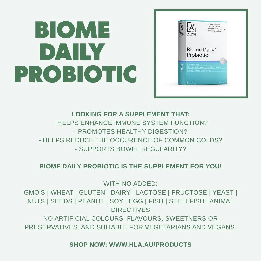 Looking for a probiotic supplement to to support daily gut health, immunity, and digestive comfort? Try Biome Daily Probiotic!

Available on our webstore, link in comments.