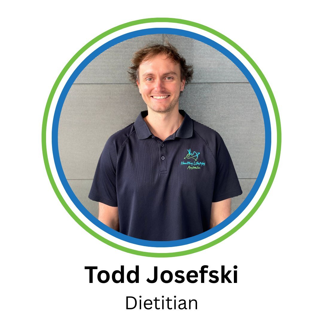 Meet Todd&ndash; Accredited Practising Dietitian
📍Servicing the Lockyer Valley, Ipswich, South Brisbane and South Burnett regions.

Todd graduated from the University of Queensland (UQ) with a Master of Dietetics Studies and a Bachelor of Exercise a