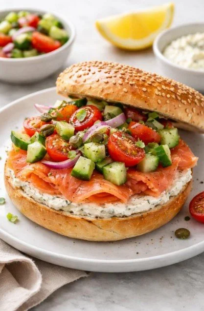 The Importance of Daily Protein + High Protein Smoked Salmon Bagel Recipe