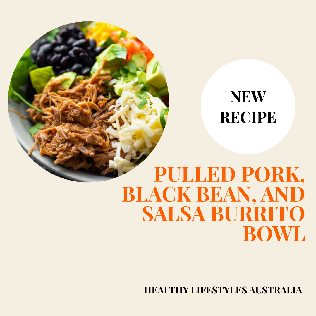 PULLED PORK, BLACK BEAN, AND SALSA BURRITO BOWL