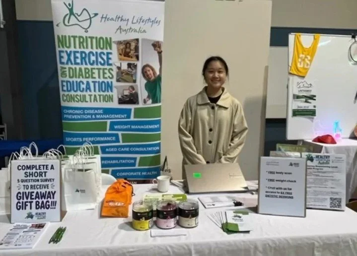 What a fantastic day! 💙

Recently, our Dietitian Caitlin attended the Killarney and District Community Collaboration Expo.

A big thank you to everyone who stopped by our stall to say hello and learn more about what we do. It was wonderful to meet s