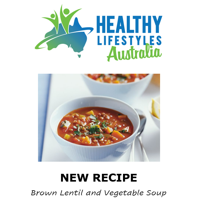 Brown Lentil and Vegetable Soup (V) — Healthy Lifestyles Australia
