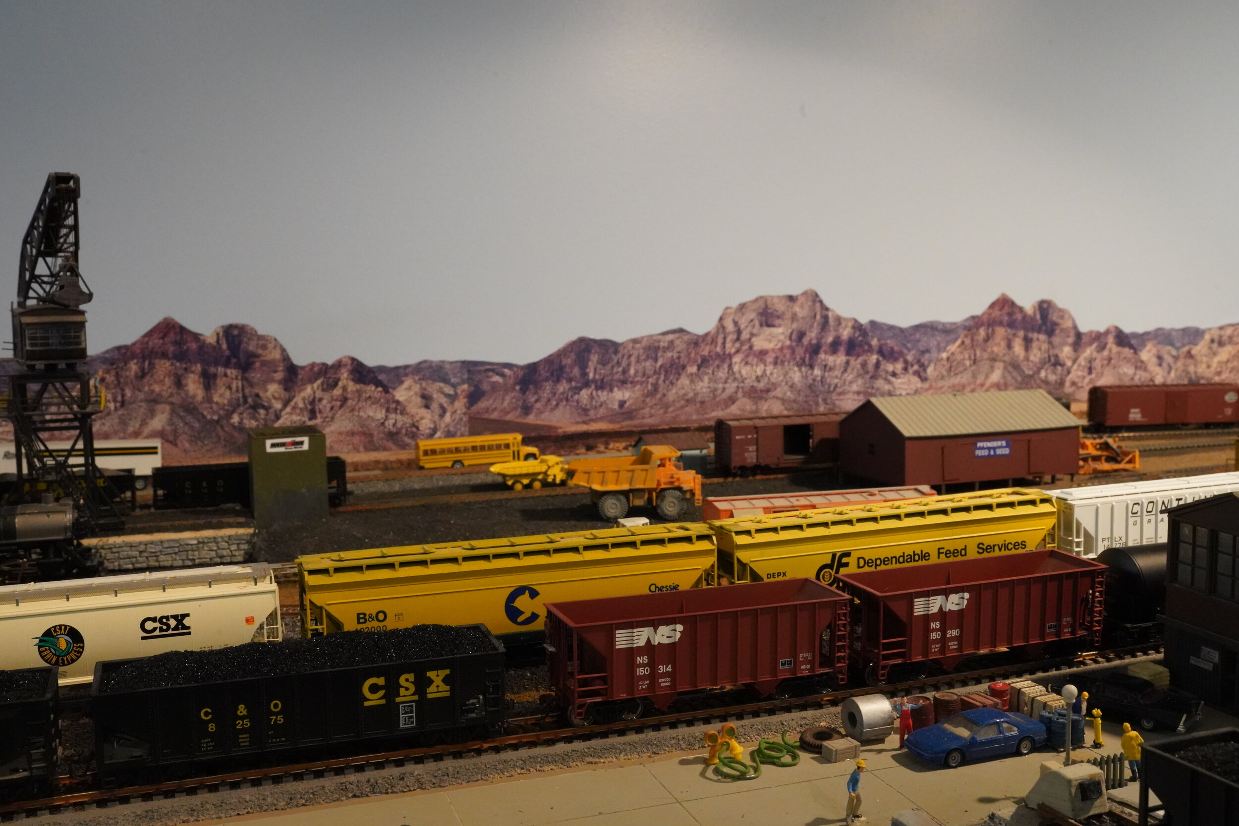 Ho Scale Backdrops